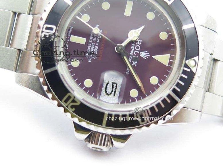 A2836 Best Red (Superlumed Submariner Edition Vintage hands) 200m=660ft 1680 and dial 0509